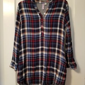 Francescas- Plaid Flannel Dress